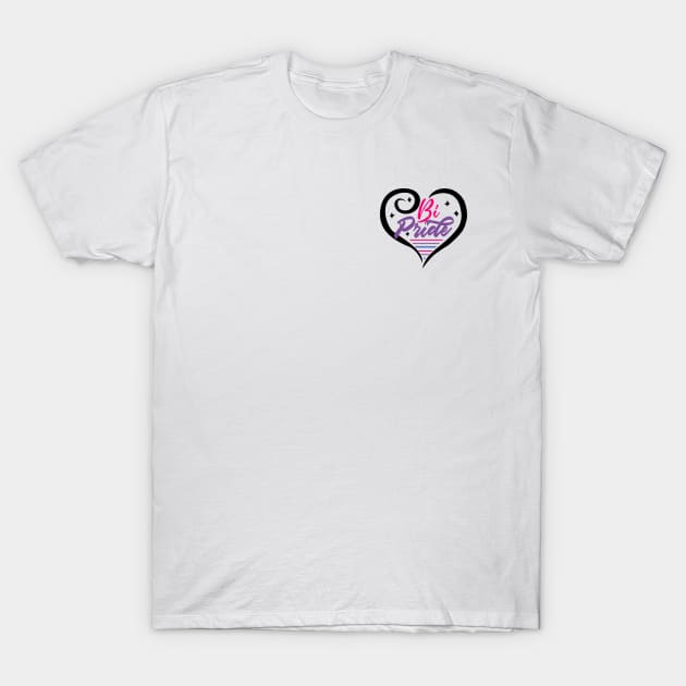 bi pride T-Shirt by ohnoballoons